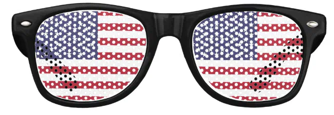 USA Flag Glasses